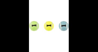 Flamingo - Dog Toy - Smash Tennis Balls - 6.5 cm x 3