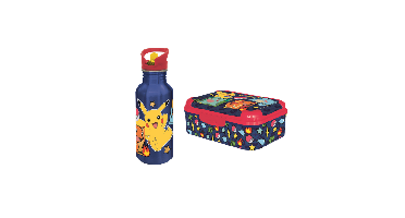 Pokémon – Lunch Box 17x13.5 cm + Bottle 545 ml (bundle)