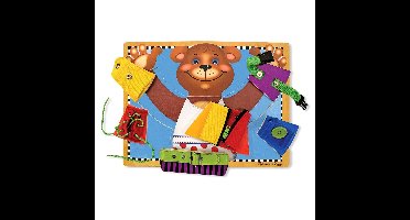Melissa & Doug - Wooden Basic Skills Puzzle Board