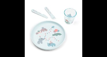 Done by Deer - Foodie Dinner Set Celebration - Blue
