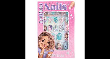 TOPModel - Artificial Nails Glitter BEAUTY and ME - Turquoise and Pink