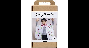 DIY Kit -  Spooky Costume with cape and headband - assorted colours (977856)