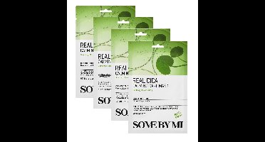 Some By Mi - Real Cica Calming Care Mask - 4pcs