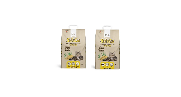 Porta - 2x Catlitter - SoftCat Corn - Paper Bag - 17 L