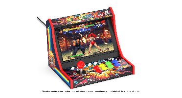 iMP Tech - Mini Arcade Pro Retro Game Cabinet for Switch 2, Switch and OLED - Black/Red