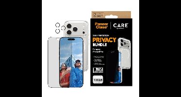 PanzerGlass - CARE 3-in-1 Flagship Privacy Bundle - iPhone 17 Pro