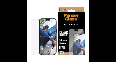 PanzerGlass - Screenprotector iPhone 17 Pro Max - Classic Fit met EasyAligner