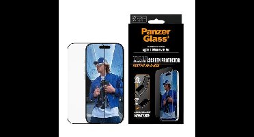 PanzerGlass - Screenprotector met Zwarte Rand - iPhone 17/16 Pro - Ultra-Wide Fit met FastFit in-a-box