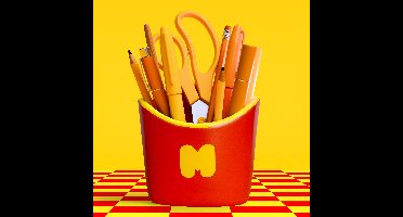 Mustard - Fries 'n Scribes - 10 cm x 8 cm
