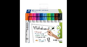 Staedtlet - Lumocolor whiteboard marker 2,0 mm - 10 pc. asst. (351 C10)