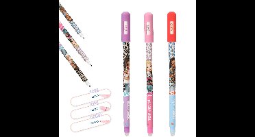 Topmodel - Erasable Mood Gel Pen - Purple, Blue, Pink (0412643)