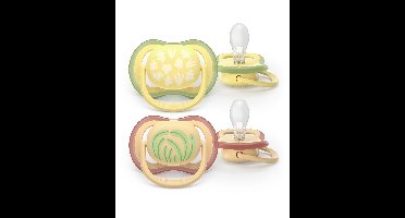 Philips Avent - Ultra air soother, 0-6m,Yellow/orange