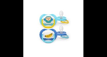 Philips Avent - Ultra air soother, 6-18 m, yellow/blue