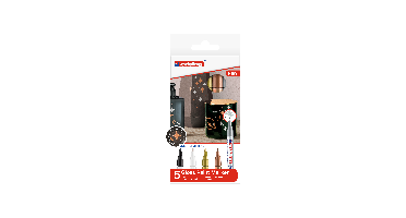 Edding - 751 Gloss Paint Marker Metallic Set - 5 pcs (702063)