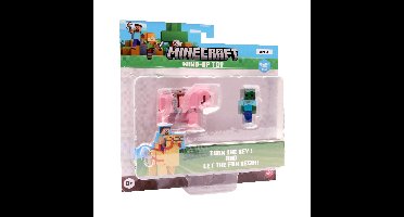 Minecraft - 3D Wind-Up Toy - Pig