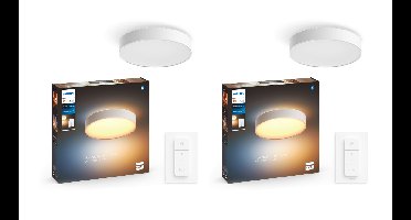 Philips Hue Enrave Plafondlamp Medium– 2-pack White Ambiance