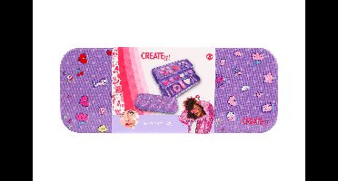 Create It! - 3 Layered Makeup Tin Purple (884504B)