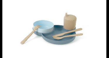 Dantoy - Tiny Dinner Set blue in foil (6080)