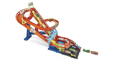 Hot Wheels - City Rollercoaster Rally + 5 cars (HJV69)