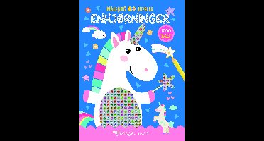 Coloring Book with Jewels: Unicorns