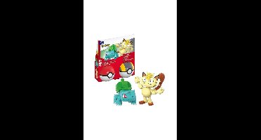 Mega Bloks– Pokemon Poke Ball - Bulbasaur&Meowth (JCR82)