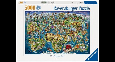 Ravensburger - Geïllustreerde wereldkaart