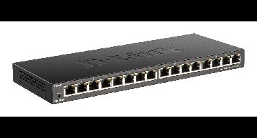 D-Link - 16-Port 10/100/1000Mbps DGS-1016S/E