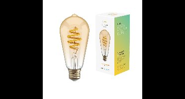 Hombli - Smart Bulb ST64 CCT Filament (E27), Amber