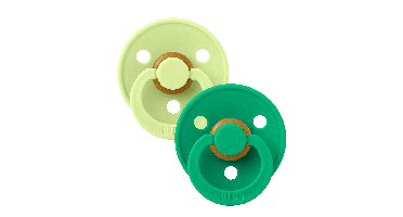 BIBS - Pacifier Colour 2 Pack - Matcha/Cactus - Size 2