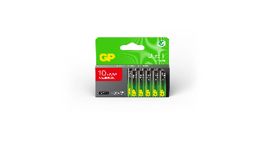 GP - Ultra Plus Alkaline Battery, Size AAA, 24AU/LR03, 1.5V (10-pack)