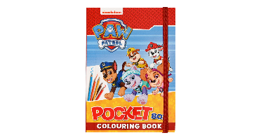 Paw Patrol - Coloring Book Pocket - Red (1346)