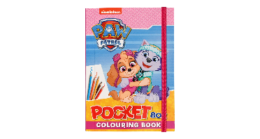 Paw Patrol - Coloring Book Pocket - Pink (1347)
