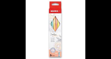 Kores - Grafitos Style - Pastel - 6-pack - School Pencils (792803)