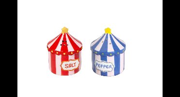 Doiy - Salt and Pepper Set - Funfair - Red, Blue, White, Yellow