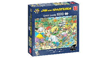 Jan van Haasteren - Camping in the Forest (1000 pieces)