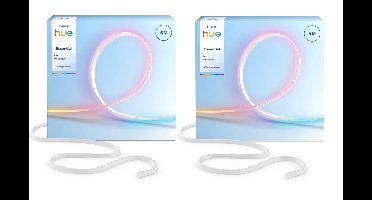 Philips Hue Essential Flex LED Strip 5m (2-Pack)– RGBIC Flexibele Slimme Lichtstrip