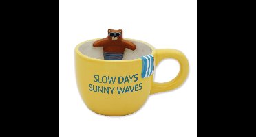 Winkee - Pool Buddies Chilling Bear Mug