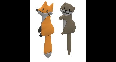 Winkee - Magnetic Hooks - Otter and Fox