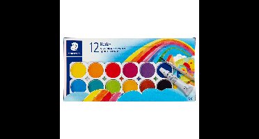 Staedtler– Noris Paint Box with Brush – 12 pcs Assorted (888 NC12)