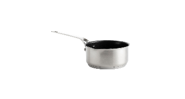 KitchenAid - Stainless Steel Sheet Saucepan with 2 Spouts - Silver - 16 cm