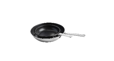 KitchenAid - Stainless Steel Sheet Frypan Set - Silver - 20/24 cm