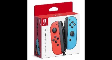 Nintendo Switch Joy-Con Controller Pair - Neon Red (L) & Neon Blue (R)
