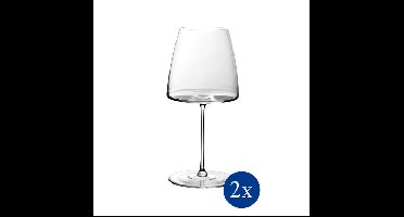 VILLEROY & BOCH - Metrochic- Rode wijnglas 0,82l s/2 NIEUW