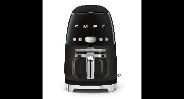 SMEG - Koffieapparaten - DCF02BLEU Filterkoffieapparaat Zwart