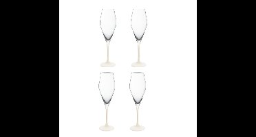 VILLEROY & BOCH - Manufacture Rock Blanc - Champagneglas 0,26l Set/4