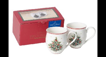VILLEROY & BOCH - Toy's Delight - Beker met Kerstboom 0,39l Set/2