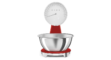 SMEG - KSF01RDWW - Keukenweegschaal Rood