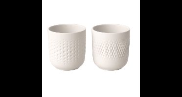 VILLEROY & BOCH - Manufacture Collier Blanc - Beker 0,28l s/2 Wit