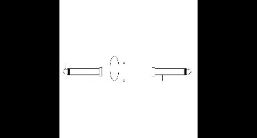 Cordial CII6PR Essentials REAN Silver Instrumentkabel Recht/Haakse Pluggen 6 Meter