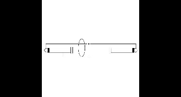 Cordial CSI6PP-SILENT Gitaarkabel met Silent Plug Recht 6 Meter